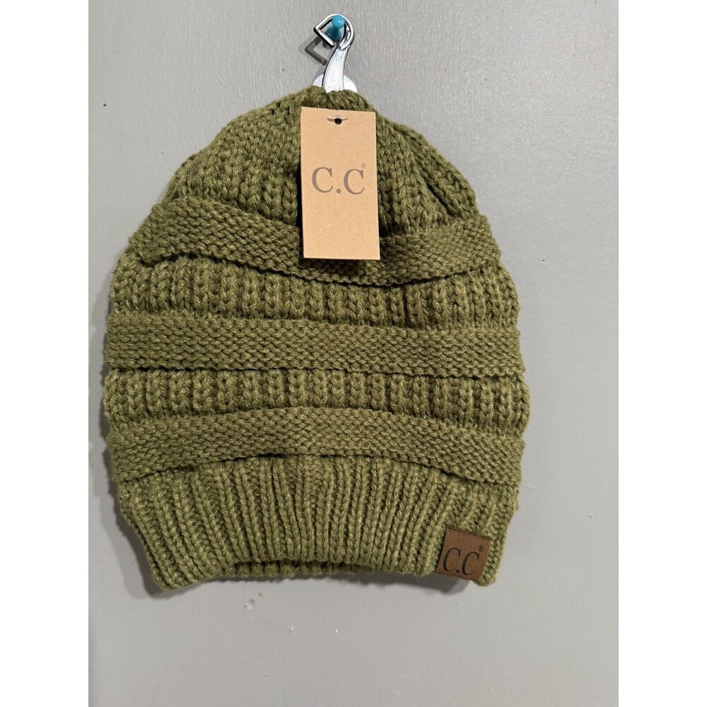 Bundle 3 - CC Beanie Woman’s Knit Slouchy Thick Cap Hat Solid Colors - Picture 11 of 15